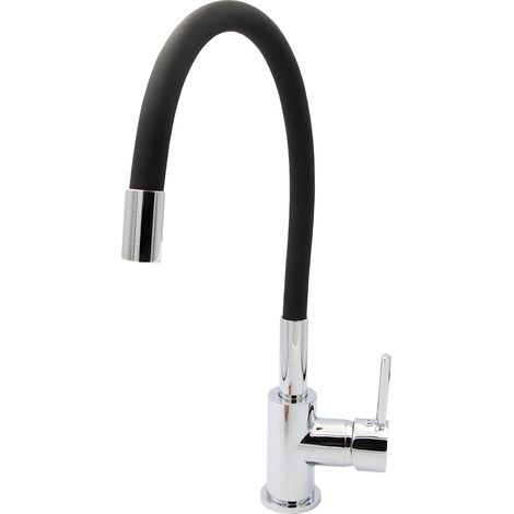 Küchenarmatur Einhebelmixer flexibel schwenkbar 360° Wasserhahn (1/5)