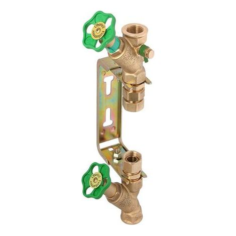 Etrier compteur eau - robinets, vertical réglable, QN 2,5 m³/h- 1’’ x 1’’ (1/3)