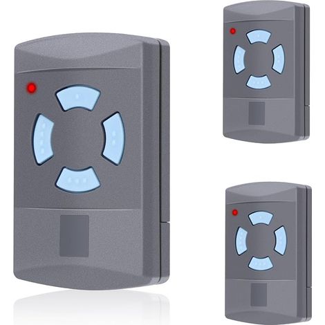 Lot de 3 pièces de rechange pour émetteur manuel, ouvre-porte de garage 868,3 MHz, 4 canaux, télécommande compatible avec HSM4-868, HSE2-868, HS4-868 pour SupraMatic, ProMatic, RotaMatic, LineaMatic (1/5)