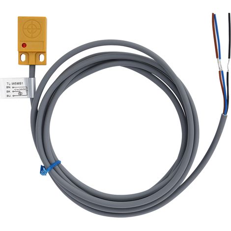Capteur de proximité BERM, interrupteur inductif, boîtier ABS, 12-24 V CC, 3 fils, PNP, NO, 5 mm (1/5)