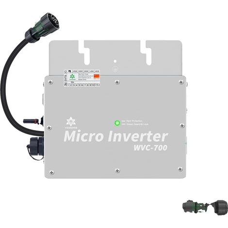 Onduleur Solaire, Sortie 700W, Conception Étanche, Inverter 700W, 230V, 22-50V (1/2)