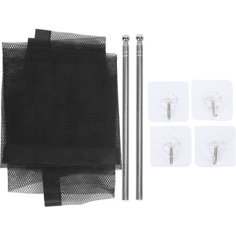 Barrière Bébé Escamotable en Maille 180cm, Sécurité Enfant Amovible pour Intérieur/Extérieur (1/5)