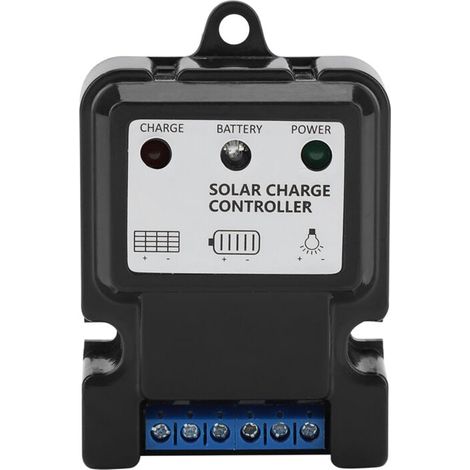 Intelligenter 10A Solar-Laderegler 12V/22,2V 3-stufiger PWM-Photovoltaikregler Solarstromregler (DHS-5S6V/12V 10A) (1/4)