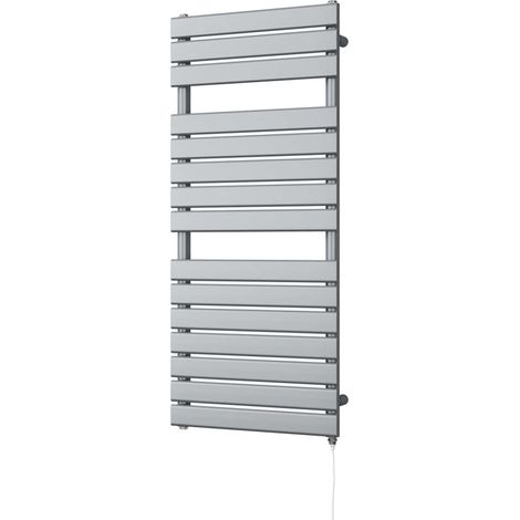 Typhoon - Silver Electric Towel Rail H1156mm x W500mm 600w Standard (1/3)