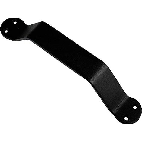 Poignée de porte de grange noire de 8,85 pouces Poignée de porte en acier massif pour portes de grange coulissantes, placards, portails, garages, hangars (1/5)