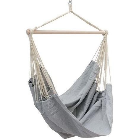 XXL 185 x 130 cm – Hängesessel für 2 Personen bis 150 kg – Weicher Baumwollstoff für den Innen- und Außenbereich (1/5)