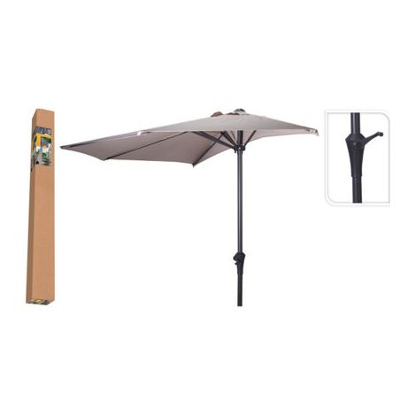 Media sombrilla taupe, ø270 cm