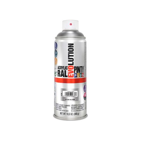 Bombe de pintura - Plus évolution - Plata Nvs188 - 400 ml - Pinty