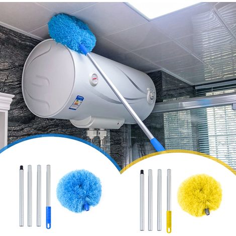 Duster Microfibre - Perche Télescopique En Aluminium - Pour Ventilateurs De Plafond Hauteurs - 140 cm - 1 Pièce (1/5)
