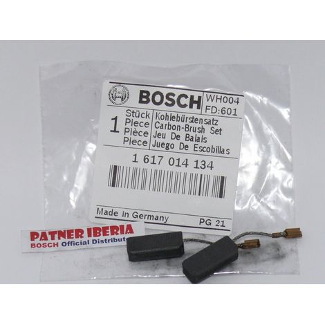 Repuesto original BOSCH 1617014134  Cepillo de carbono para modelos PBH GAH y GBH