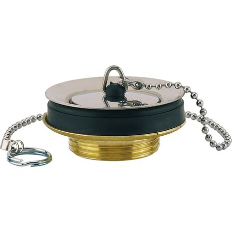 Accessori per lavello valentin sink drain plug ottone cromato 63mm