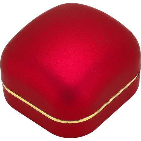 LED Box with Lining, Jewelry Presentation Case with Built-in Light for Engagement Rings, Wedding Bands, Anniversary Gifts, Compact and Portable Design for Proposals (1/5)