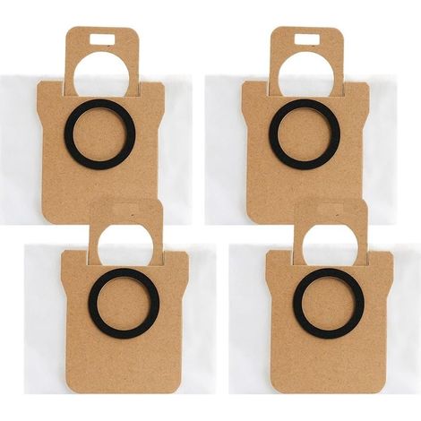 Convient aux sacs à poussière pour aspirateur 4/10 pour le robot aspirateur entièrement automatique Dreame S10 et Mijia S10 Pro (sac à poussière non tissé).