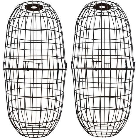 Large Squirrel Proof Hanging Bird Feeder Protection Cage (Set of 2) (1/5)