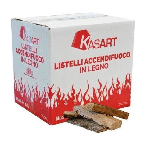 Lamelles briquet en bois mixte se'che' pack de 14 dm pour chemine'es barbecue et poeles