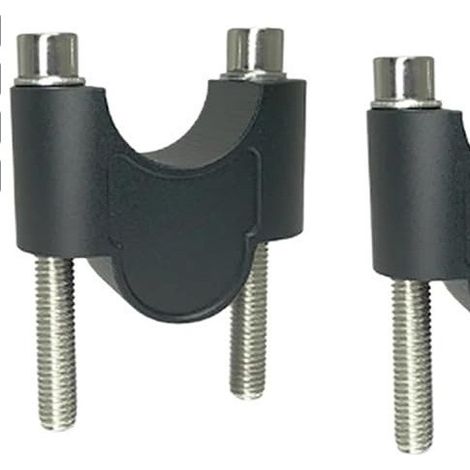 Suitable for motorcycle modification, clip fixing and handlebar stem raising fits Suzuki and Yamaha riser handlebar stems.