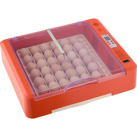 Mophorn Vollautomatischer Brutautomat für 36 Eier, mit Eierwender, Temperatur- und Feuchtigkeitskontrolle, Inkubator für das Ausbrüten von Küken, Enten, Gänsen und Wachteln (1/5)