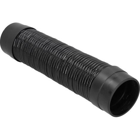 Tuyau de ventilation souple en PVC silencieux – 55 cm, diamètre 110 mm, noir, pour extracteur et VMC (1/4)