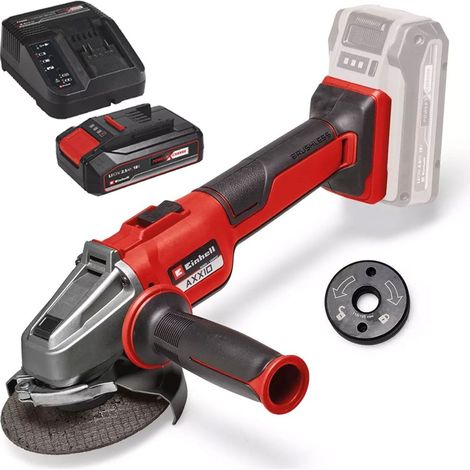 Einhell Professional 18v Brushless Angle Grinder 115mm + 2.5AH Charging Kit