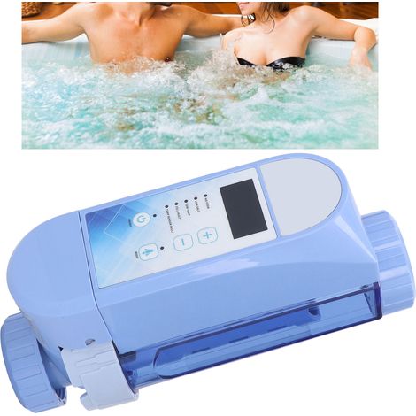 Système de chlorateur de piscine automatique avec cellule électrolytique titanium et contrôle intelligent APP Tuya/Smart Life pour purification de l'eau (1/4)