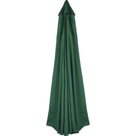 Sombrilla de exterior 3M, sombrilla octogonal, sombrilla de patio, sombrilla banana, sombrilla grande para el sol, sombrilla de repuesto sin estructura (verde oscuro) (1/5)