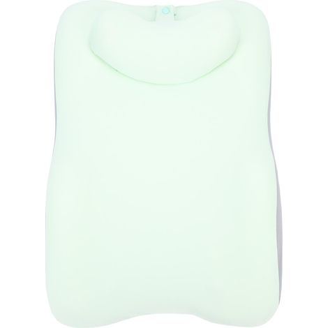 Oreiller de lecture pour lit, oreiller de soutien dorsal multifonctionnel en mousse à mémoire de forme, vert, pour position assise ou allongée, pour l'abdomen et les lombaires. (1/5)