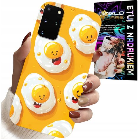Coque pour Samsung Galaxy S20 Plus - Coque œufs souriants mignons + film protecteur (1/5)