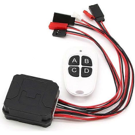 Récepteur de télécommande sans fil 4 voies CH4 pour treuil, compatible avec les crawlers RC 1/10 Axial SCX10 90046 T (1/5)