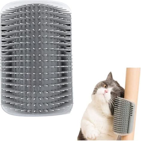 Brosse de toilettage - Non spécifié - Angle - Multifonctionnelle - Design angulaire - Facile à installer (1/4)