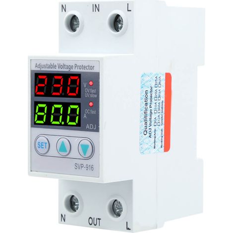 SVP-916 100-130 V CA Protecteur de surtension et de sous-tension réglable avec réarmement temporisé 80 A (1/5)