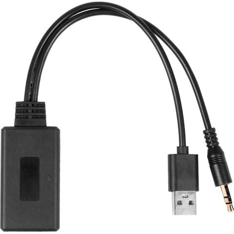 Adaptateur Bluetooth pour voiture avec prise USB 3,5 mm pour E90 E91 E92 E93-- (1/5)