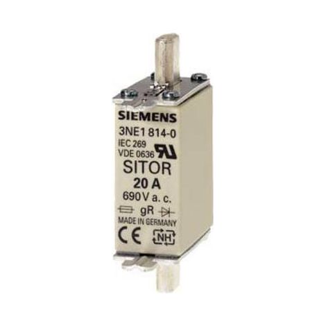 Siemens 3NE18170 Cartouche-fusible Taille du fusible = 0 50 A 690 V 1 pc(s) D713081 (1/3)