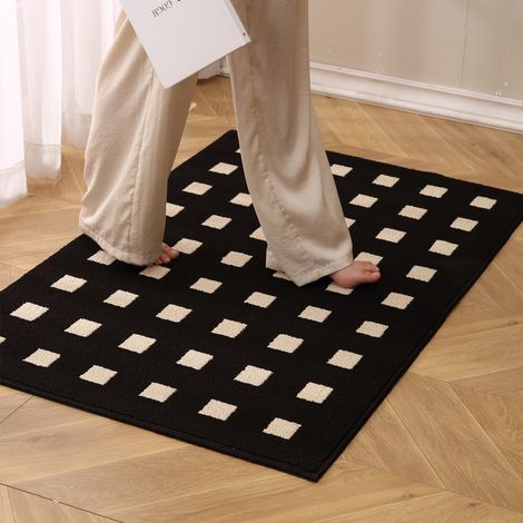 Rutschfeste Matte für den Eingangsbereich, Fußmatte, Bodenmatte, rutschfester Teppich für Schlafzimmer und Büro