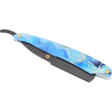 Porte-rasoir manuel en acrylique de style ancien, porte-rasoir de coiffure, porte-rasoir pour le rasage du visage et la taille de la barbe chez le barbier (1/5)