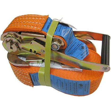 Connex B34417 Sangle de serrage a cliquet 50 x 8000 mm jusqu'a 4000 kg