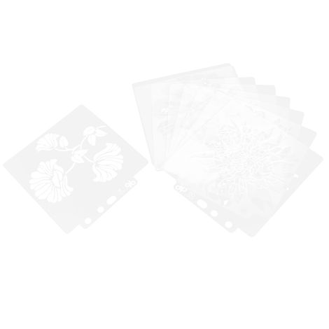 9 pochoirs de mandala pour la peinture et le dessin, à utiliser soi-même pour créer des œuvres d'art et des loisirs créatifs. (1/5)