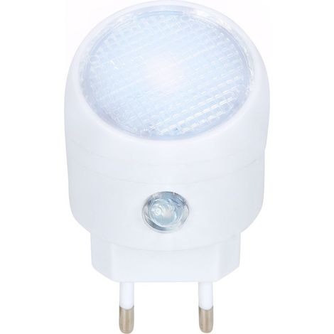 LED-Nachtlampe mit Dämmerungssensor, weiß, Kontakt