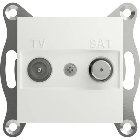 Schneider Electric Presa terminale TV-SAT Asfora Bianco (RAL 9003) EPH3470121D 1 pz. (1/5)