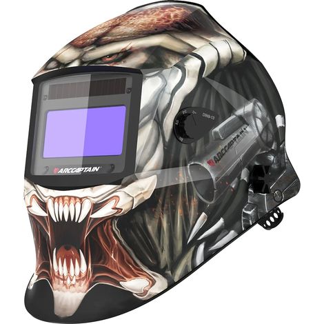 Casco per saldatura, tecnologia a colori reali, funzione di oscuramento automatico, AR-WC016 (1/2)