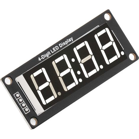 Affichage numérique LED 4 chiffres 7 segments 0.56 pouces, module TM1637 pour horloge Arduino, 5V (1/5)