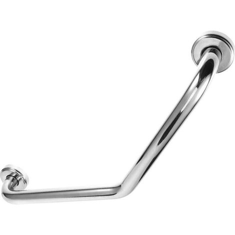 Haltegriff fürs Badezimmer, 500 mm, Edelstahl, rutschfester Sicherheits-Haltegriff, Handtuchhalter, Duschstange, Stützgriff für Senioren und Menschen mit Behinderung