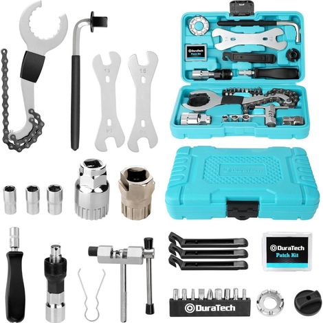 Fahrrad Reparaturset 31-teilig mit Werkzeugkoffer für Montage und Wartung (1/5)