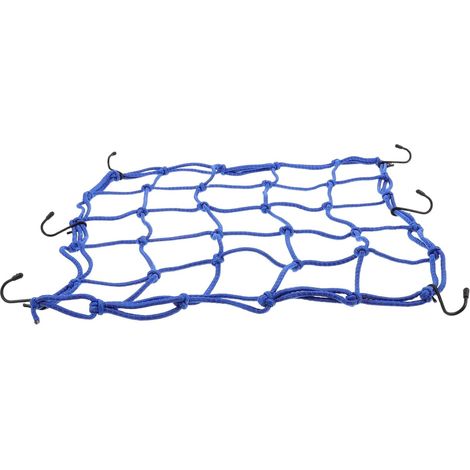 CCYKXA Outdoor Equipment Luggage Network Car Cargo Sling Cargo Net Storage Blue Rubber (1/5)