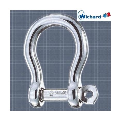 Manille lyre axe imperdable inox 316L wichard (1/2)