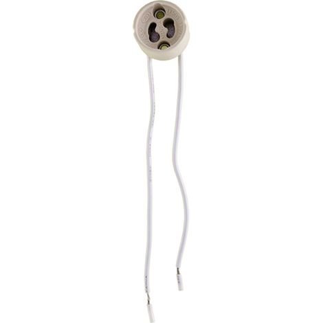 Porta cerámica GU10 CL1 con cable – Bolsa de 25 unidades Miidex Lighting®
