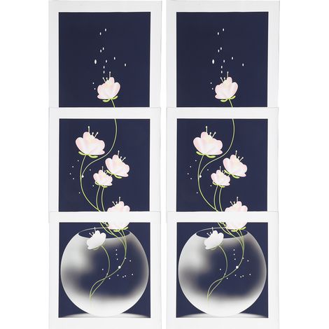 2 Set Flower Canvas Painting Decorative Living Room Bedroom Background Wall Art Supplies (1/5)