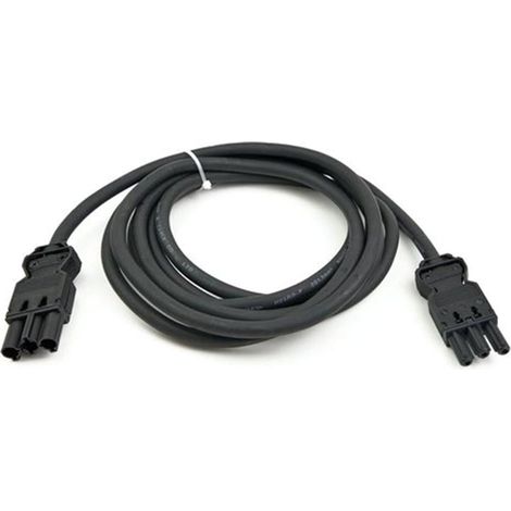 Wieland Kabel männlich-weiblich 3m Schwarz