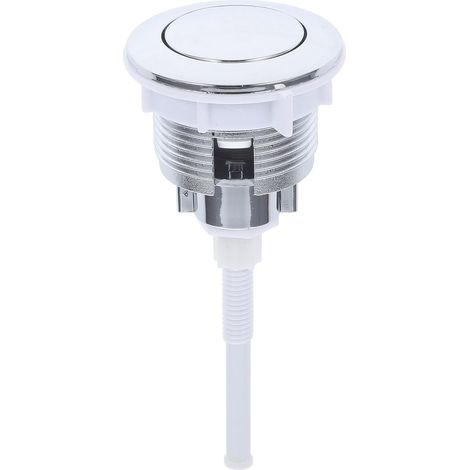 Bouton de Réservoir de Toilettes Rond en Abs Blanc (1/5)