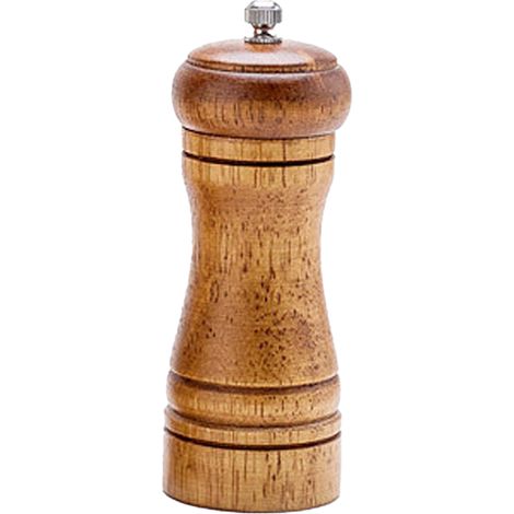 Moulin à poivre en bois, moulin à poivre en bois à mouture réglable, mécanisme de broyage en céramique, moulin à sel (1/5)