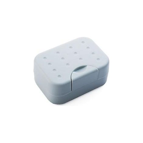 Porte-savon de voyage avec couvercle - Boîte à savon portable en plastique pour salle de bain, douche et cuisine - Facile à nettoyer (1/5)